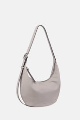 Crescent Shoulder - Hobo Bag - Ecru White / One Size